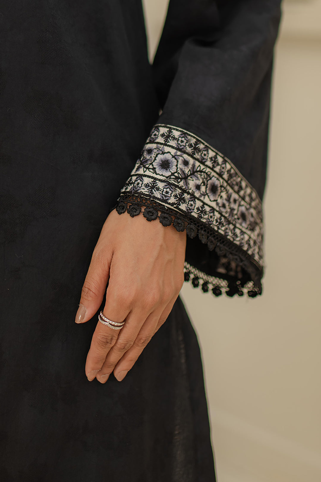 Zellbury | Unstitched 3 Piece Green | Embroidered Shirt Shalwar Dupatta - 1768 - House Of Hania