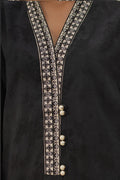 Zellbury | Unstitched 3 Piece Green | Embroidered Shirt Shalwar Dupatta - 1768 - House Of Hania