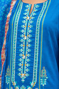 Zellbury | Unstitched 3 Piece Jacquard | Embroidered Shirt Shalwar Dupatta - 0435 - House Of Hania