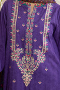 Zellbury | Unstitched 3 Piece Jacquard | Embroidered Shirt Shalwar Dupatta - 1113 - House Of Hania