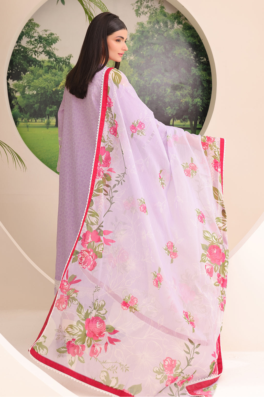 Zellbury | Unstitched 3 Piece Jacquard | Embroidered Shirt Shalwar Dupatta - 1764 - House Of Hania