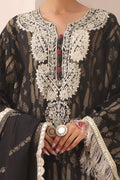 Zellbury | Unstitched 3 Piece Jacquard | Embroidered Shirt Shalwar Dupatta - 1799 - House Of Hania