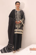 Zellbury | Unstitched 3 Piece Jacquard | Embroidered Shirt Shalwar Dupatta - 1806 - House Of Hania
