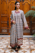 Zellbury | Unstitched 3 Piece Karandi | Shirt Shalwar Dupatta - 0209 - House Of Hania