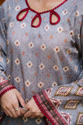 Zellbury | Unstitched 3 Piece Karandi | Shirt Shalwar Dupatta - 0209 - House Of Hania