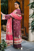 Zellbury | Unstitched 3 Piece Karandi | Shirt Shalwar Dupatta - 0301 - House Of Hania
