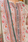 Zellbury | Unstitched 3 Piece Karandi | Shirt Shalwar Dupatta - 0302 - House Of Hania