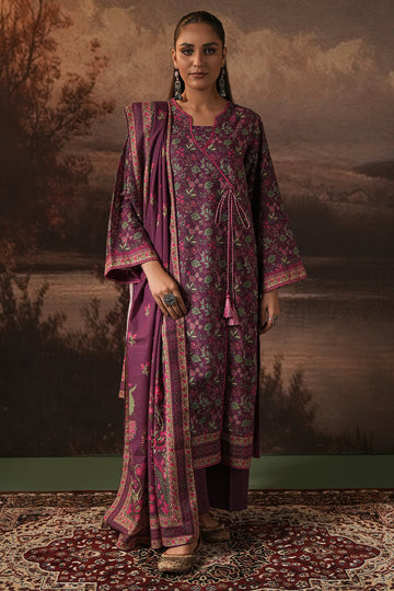 Zellbury | Unstitched 3 Piece Karandi | Shirt Shalwar Dupatta - 0377 - House Of Hania