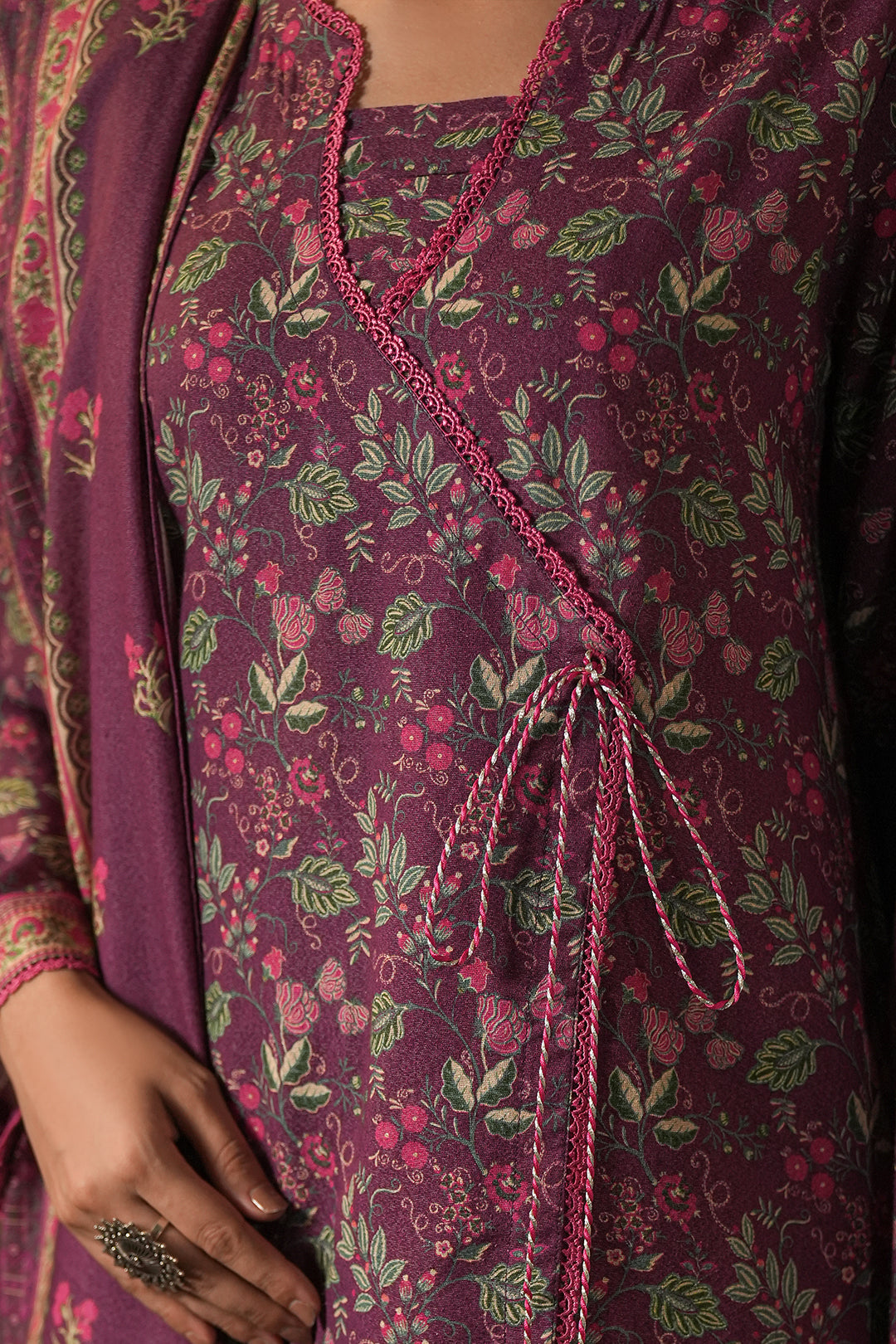 Zellbury | Unstitched 3 Piece Karandi | Shirt Shalwar Dupatta - 0377 - House Of Hania