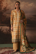 Zellbury | Unstitched 3 Piece Karandi | Shirt Shalwar Dupatta - 0379 - House Of Hania