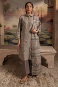 Zellbury | Unstitched 3 Piece Karandi | Shirt Shalwar Dupatta - 0457 - House Of Hania
