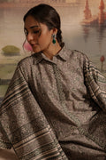 Zellbury | Unstitched 3 Piece Karandi | Shirt Shalwar Dupatta - 0457 - House Of Hania