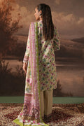 Zellbury | Unstitched 3 Piece Karandi | Shirt Shalwar Dupatta - 0458 - House Of Hania