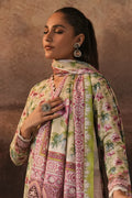 Zellbury | Unstitched 3 Piece Karandi | Shirt Shalwar Dupatta - 0458 - House Of Hania