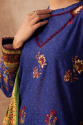 Zellbury | Unstitched 3 Piece Khaddar | Embroidered Shirt Shalwar Dupatta - 0221 - House Of Hania