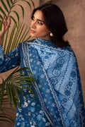 Zellbury | Unstitched 3 Piece Khaddar | Embroidered Shirt Shalwar Dupatta - 0226 - House Of Hania