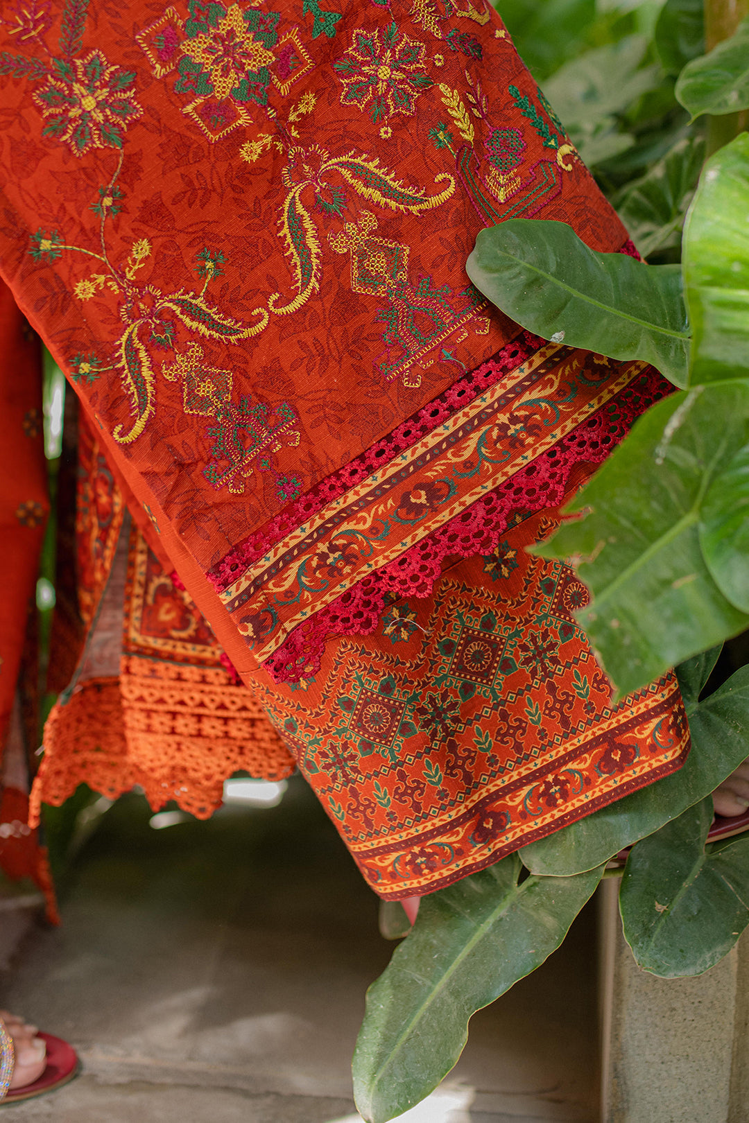 Zellbury | Unstitched 3 Piece Khaddar | Embroidered Shirt Shalwar Dupatta - 0233 - House Of Hania