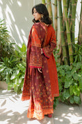 Zellbury | Unstitched 3 Piece Khaddar | Embroidered Shirt Shalwar Dupatta - 0233 - House Of Hania