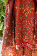 Zellbury | Unstitched 3 Piece Khaddar | Embroidered Shirt Shalwar Dupatta - 0233 - House Of Hania