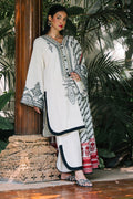Zellbury | Unstitched 3 Piece Khaddar | Embroidered Shirt Shalwar Dupatta - 0239 - House Of Hania
