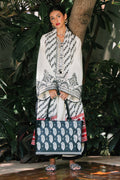 Zellbury | Unstitched 3 Piece Khaddar | Embroidered Shirt Shalwar Dupatta - 0239 - House Of Hania