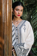 Zellbury | Unstitched 3 Piece Khaddar | Embroidered Shirt Shalwar Dupatta - 0239 - House Of Hania