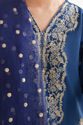 Zellbury | Unstitched 3 Piece Khaddar | Embroidered Shirt Shalwar Dupatta - 0295 - House Of Hania