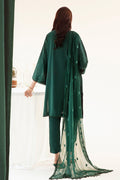 Zellbury | Unstitched 3 Piece Khaddar | Embroidered Shirt Shalwar Dupatta - 0302 - House Of Hania
