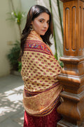 Zellbury | Unstitched 3 Piece Khaddar | Embroidered Shirt Shalwar Dupatta - 0309 - House Of Hania