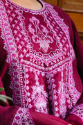 Zellbury | Unstitched 3 Piece Khaddar | Embroidered Shirt Shalwar Dupatta - 0319 - House Of Hania
