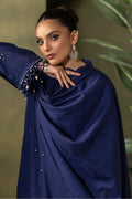 Zellbury | Unstitched 3 Piece Khaddar | Embroidered Shirt Shalwar Dupatta - 0322 - House Of Hania