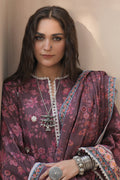 Zellbury | Unstitched 3 Piece Khaddar | Embroidered Shirt Shalwar Dupatta - 0402 - House Of Hania