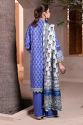 Zellbury | Unstitched 3 Piece Khaddar | Embroidered Shirt Shalwar Dupatta - 0589 - House Of Hania