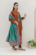 Zellbury | Unstitched 3 Piece Khaddar | Embroidered Shirt Shalwar Dupatta - 0705 - House Of Hania