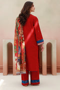 Zellbury | Unstitched 3 Piece Khaddar | Embroidered Shirt Shalwar Dupatta - 0848 - House Of Hania
