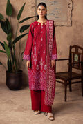 Zellbury | Unstitched 3 Piece Khaddar | Embroidered Shirt Shalwar Shawl - 0231 - House Of Hania