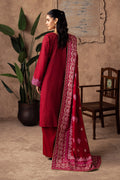Zellbury | Unstitched 3 Piece Khaddar | Embroidered Shirt Shalwar Shawl - 0231 - House Of Hania