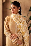 Zellbury | Unstitched 3 Piece Khaddar | Embroidered Shirt Shalwar Shawl - 0310 - House Of Hania
