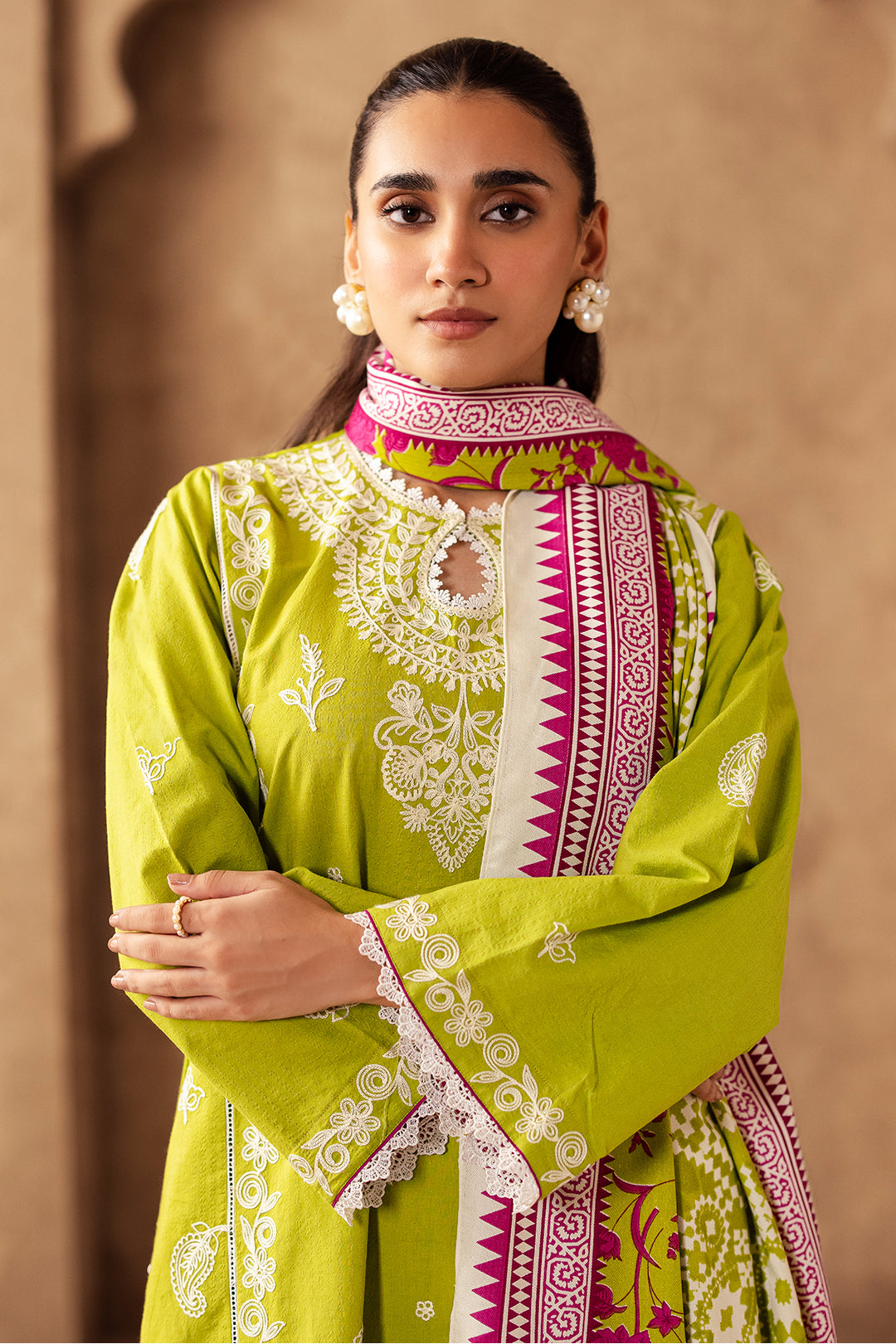 Zellbury | Unstitched 3 Piece Khaddar | Embroidered Shirt Shalwar Shawl - 0316 - House Of Hania