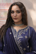 Zellbury | Unstitched 3 Piece Khaddar | Embroidered Shirt Shalwar Shawl - 0409 - House Of Hania