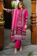Zellbury | Unstitched 3 Piece Khaddar | Shirt Shalwar Dupatta - 0184 - House Of Hania