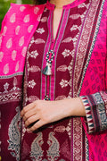 Zellbury | Unstitched 3 Piece Khaddar | Shirt Shalwar Dupatta - 0184 - House Of Hania