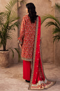 Zellbury | Unstitched 3 Piece Khaddar | Shirt Shalwar Dupatta - 0189 - House Of Hania