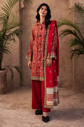 Zellbury | Unstitched 3 Piece Khaddar | Shirt Shalwar Dupatta - 0189 - House Of Hania