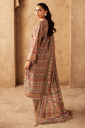 Zellbury | Unstitched 3 Piece Khaddar | Shirt Shalwar Dupatta - 0190 - House Of Hania
