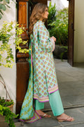 Zellbury | Unstitched 3 Piece Khaddar | Shirt Shalwar Dupatta - 0192 - House Of Hania