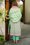 Zellbury | Unstitched 3 Piece Khaddar | Shirt Shalwar Dupatta - 0192 - House Of Hania