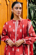 Zellbury | Unstitched 3 Piece Khaddar | Shirt Shalwar Dupatta - 0193 - House Of Hania
