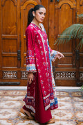 Zellbury | Unstitched 3 Piece Khaddar | Shirt Shalwar Dupatta - 0197 - House Of Hania