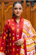 Zellbury | Unstitched 3 Piece Khaddar | Shirt Shalwar Dupatta - 0271 - House Of Hania